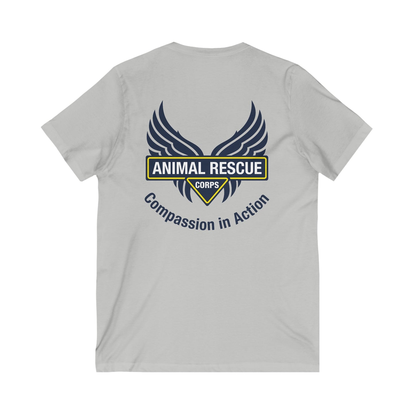 Unisex Jersey Short Sleeve V-Neck Tee - ARC Logo