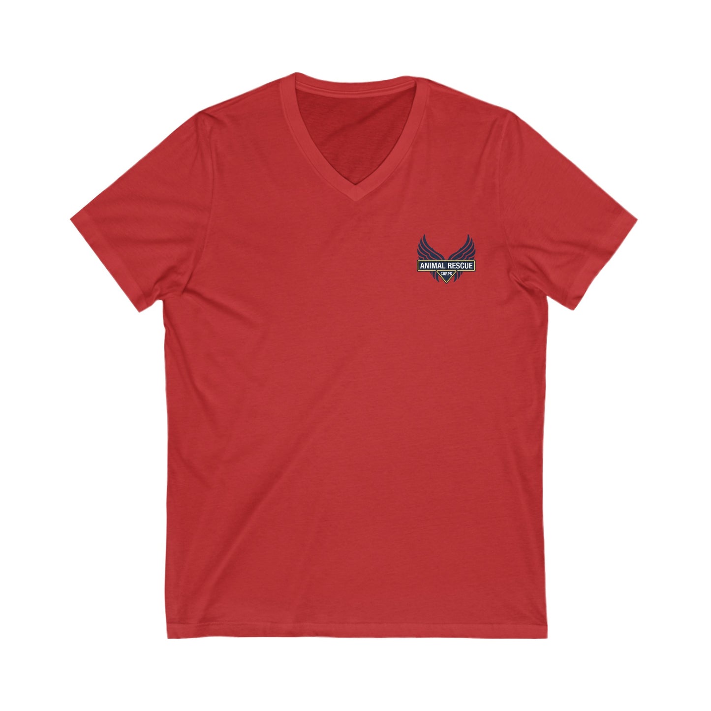 Unisex Jersey Short Sleeve V-Neck Tee - ARC Logo