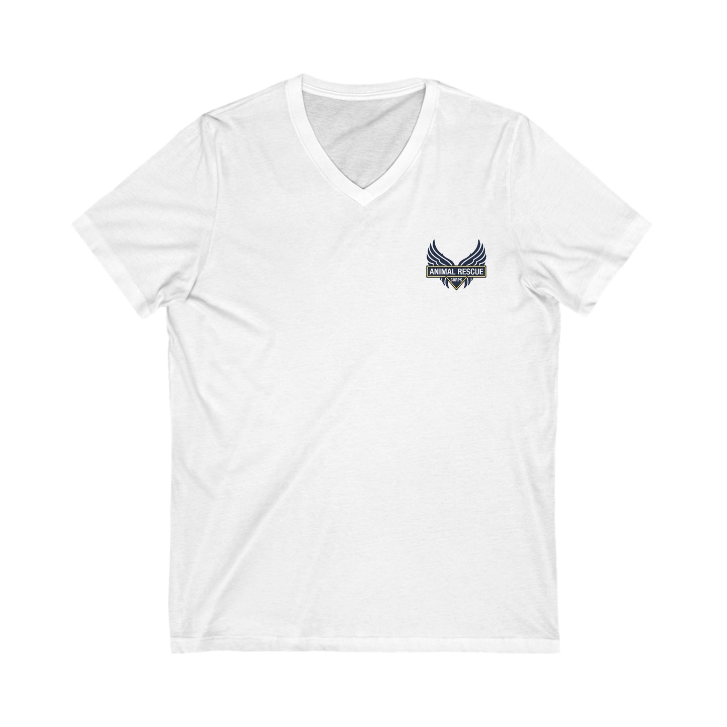 Unisex Jersey Short Sleeve V-Neck Tee - ARC Logo