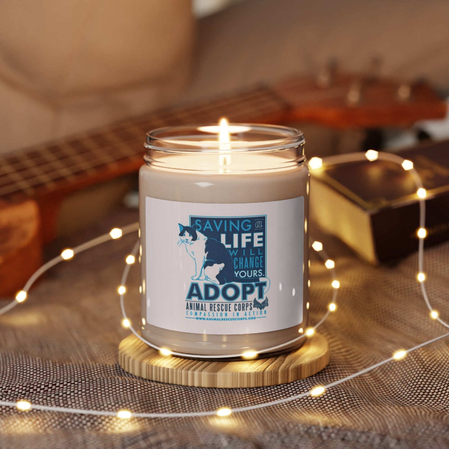 Saving a Life Will Save Yours [Cat] - Soy Candle, 9oz