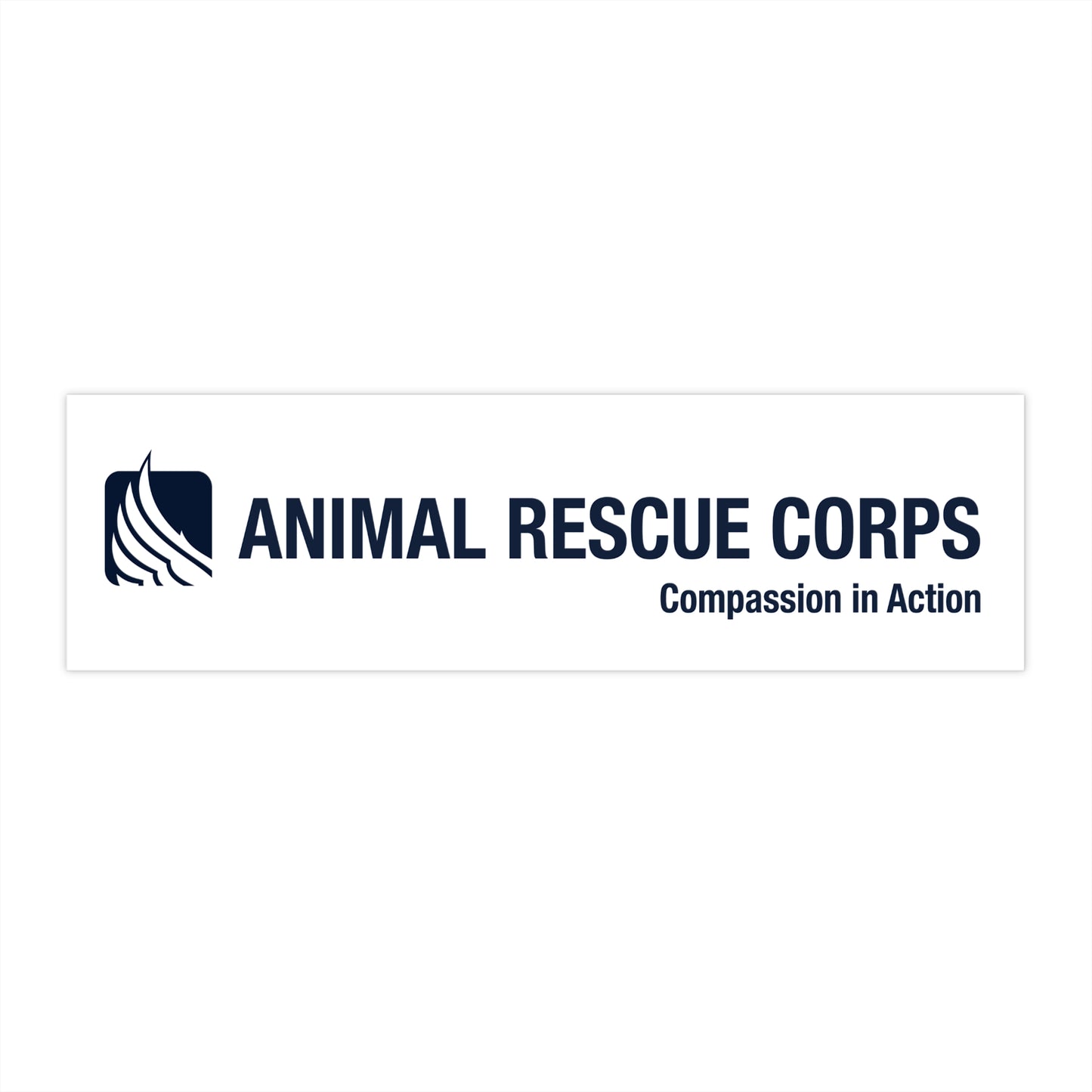 Animal Rescue Corps Logo Bumper Sticker