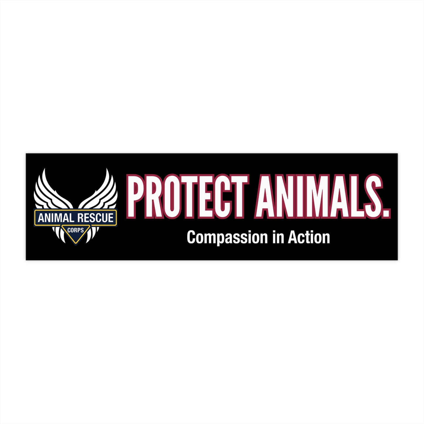 Protect Animals Bumper Sticker