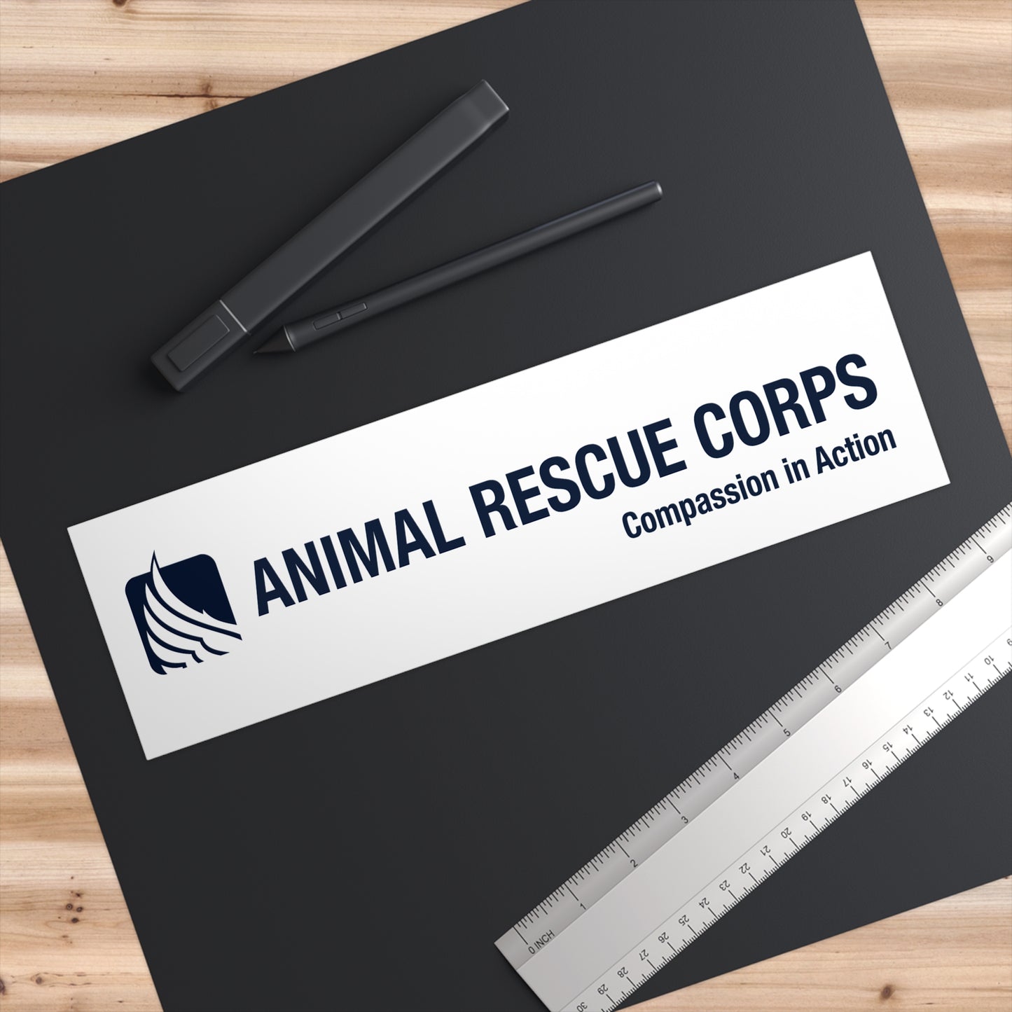 Animal Rescue Corps Logo Bumper Sticker