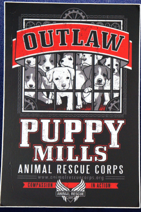 Outlaw Puppy Mills Sticker