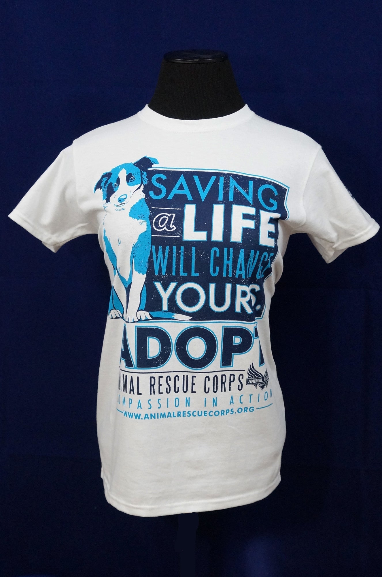 Saving a Life Will Change Yours w/Dog Women's T-Shirt