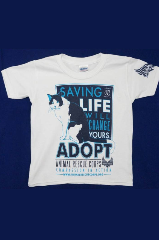 Saving a Life Will Change Yours w/Cat Youth T-shirt