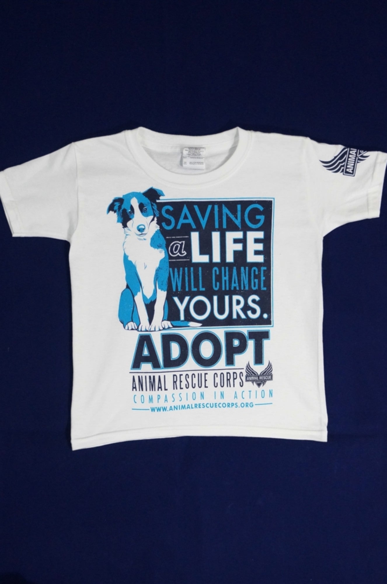 Saving a Life Will Change Yours w/Dog Youth T-Shirt